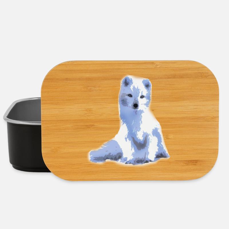 arctic foxy / Arktisfuchs - Lunch Box - Schwarz