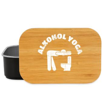 Drunk drunk intoxication pre-glow alcohol party - Lunch Box - black - Front