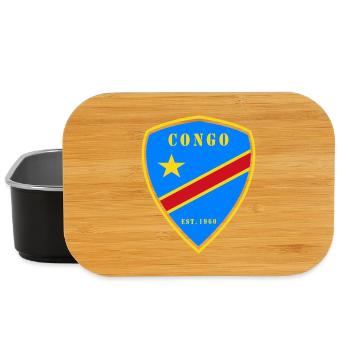 Kongo Wappen Design - Lunch Box - Schwarz - Vorne