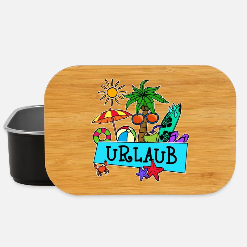 Urlaub Ferien Karibik Paradies Beachparty Strand - Lunch Box - Schwarz