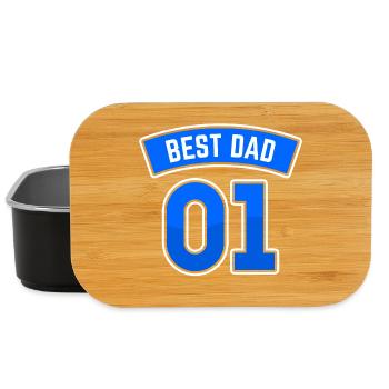 Best Papa Dad Father Father's Day Favorite Papa - Lunch Box - black - Front