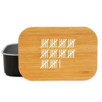 51 birthday tally sheet 51 years old - Lunch Box - black - Front