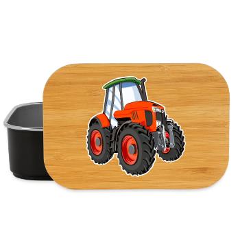Tractor - Lunch Box - black - Front