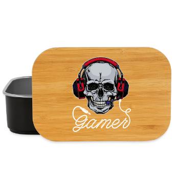 Gamer Headset Zocker - Lunch Box - Schwarz - Vorne