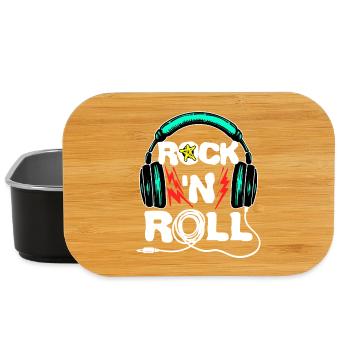 Cool Headset Lustig Spruch - Lunch Box - Schwarz - Vorne