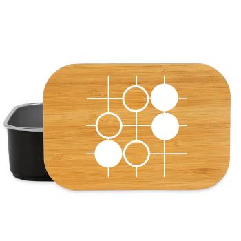Go board game - Lunch Box - black - Front