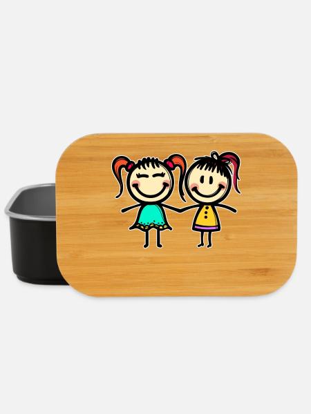 Freundin Beste Freunde - Lunch Box - Schwarz