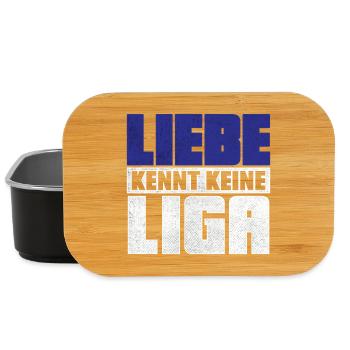 LIEBE KENNT KEINE LIGA | 2.Liga Absteiger Shirt - Lunch Box - Schwarz - Vorne