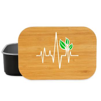Environmental Protection Vegan - Lunch Box - black - Front