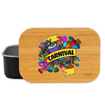 Carnival parade masks Carnival Carnival - Lunch Box - black - Front