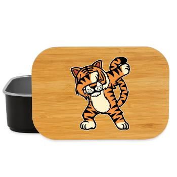 Animal Sauvage Sauvage Cool Tiger - Boîte à goûter - noir - Devant