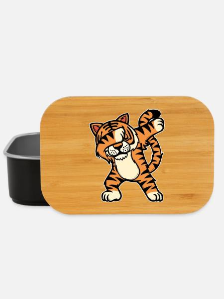 Animal Sauvage Sauvage Cool Tiger - Boîte à goûter - noir