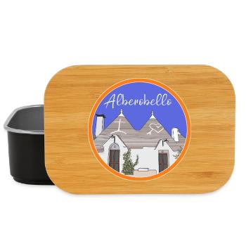 Maisons Trulli Alberobello Bari Trullo Italie - Boîte à goûter - noir - Devant