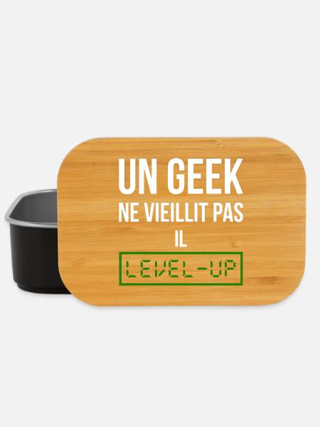 Geek Level (vert) - Boîte à goûter - noir