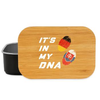 In my DNA Germany and Slovakia - Lunch Box - black - Front