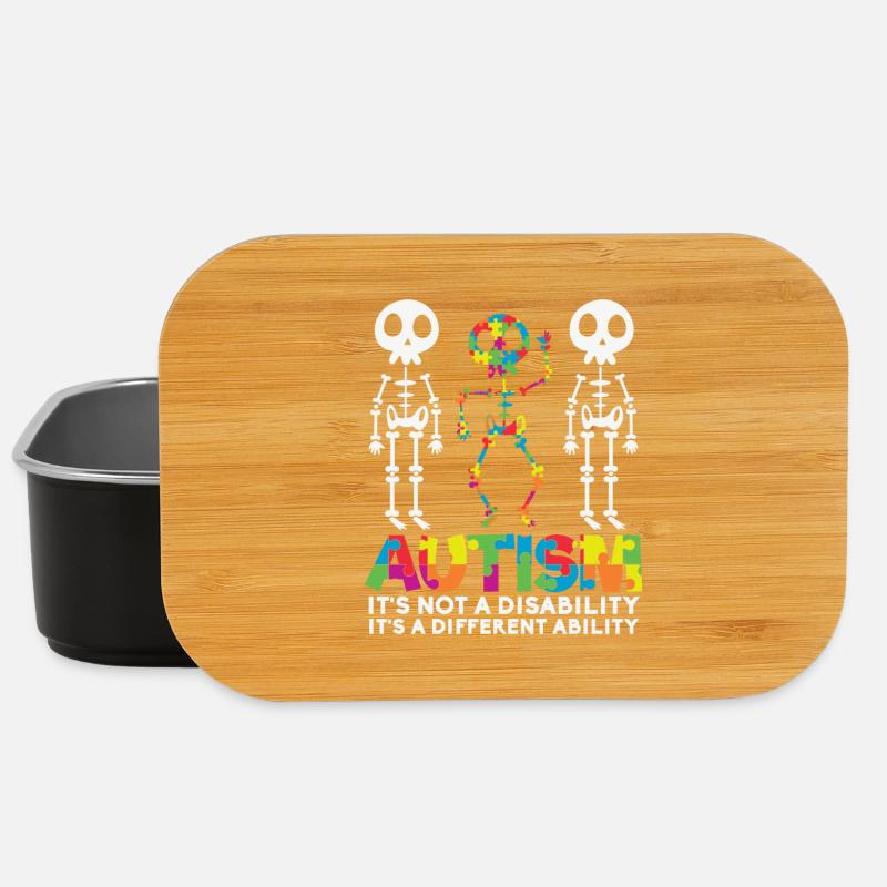 Autismus Es ist kein Behinderungsskelett - Lunch Box - Schwarz