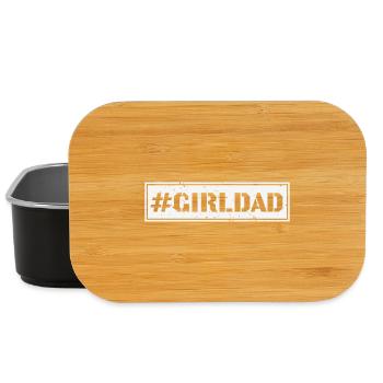 #Girldad Hashtag Cadeau de la fête des pères - Boîte à goûter - noir - Devant