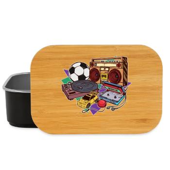 Retro Vintage Old School Style - Lunch Box - Schwarz - Vorne