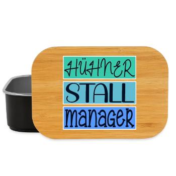 HÜHNERSTALL MANAGER HÜHNER - Lunch Box - Schwarz - Vorne