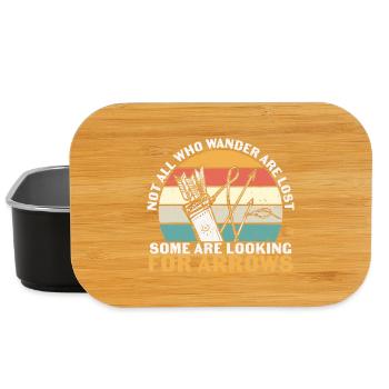 Archery Some Looking For Arrows - Lunch Box - black - Front