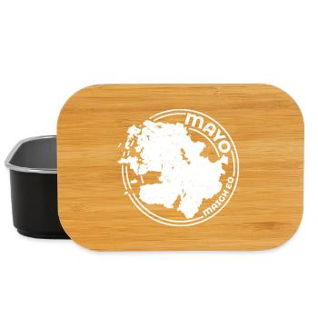 Mayo Ireland Map | County Outline Stamp - Lunch Box - black - Front