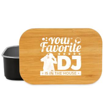 Favorite DJ - Lunch Box - black - Front