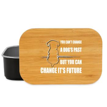 Rescued Dogs Animal Welfare Shelter Dog - Lunch Box - black - Front