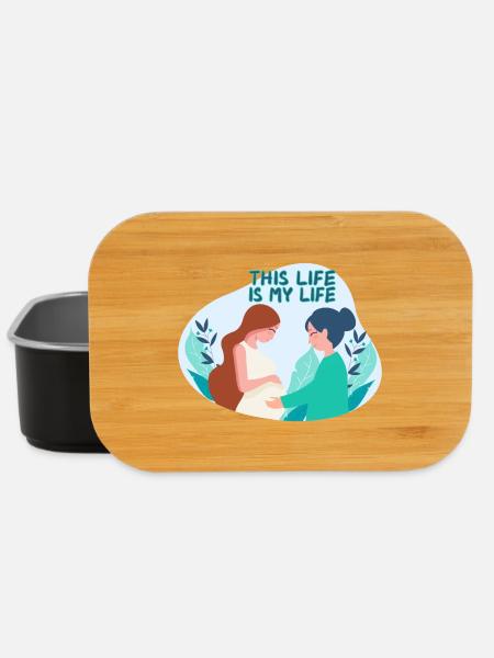 Hebamme Schwanger Geburtshelfer - Lunch Box - Schwarz