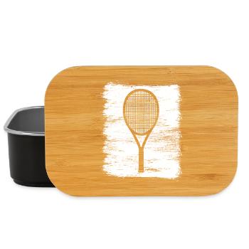 Tennis racket - Lunch Box - black - Front