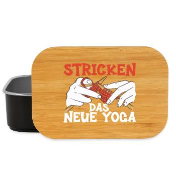Stricken Wolle Garn Wollvorrat Häkeln - Lunch Box - Schwarz - Vorne