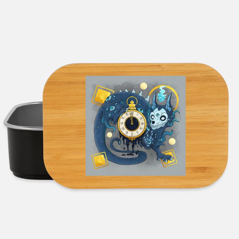 Blue Ink Spirits Posters - Démon Gardien du Temps - Boîte à goûter - noir