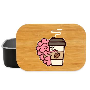 Kaffee Trinken Kaffeebohnen Kaffeeliebhaber - Lunch Box - Schwarz - Vorne