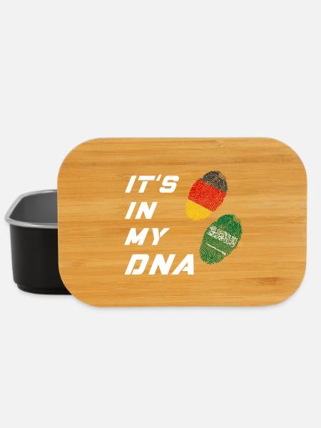 In meiner DNA Deutschland und Saudi Arabien - Lunch Box - Schwarz