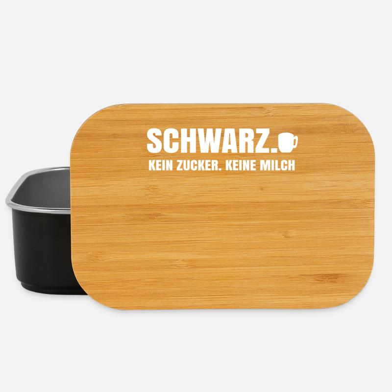 Kaffee Trinken Kaffeetasse Kaffeetrinker Statement - Lunch Box - Schwarz