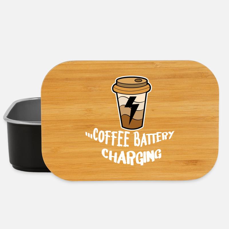 Coffee Drinking Statement Coffee Lovers Breakfast - Lunch Box - black