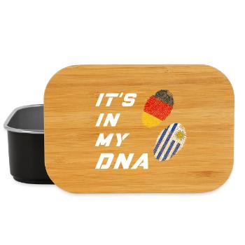 In meiner DNA Deutschland und Uruguay - Lunch Box - Schwarz - Vorne