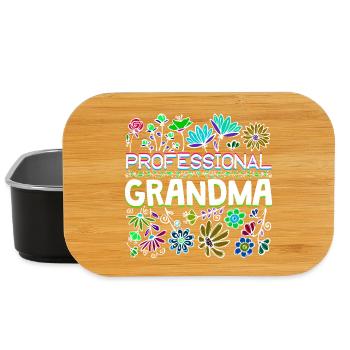Großmama Spruch Großmutter Oma Ruhestand - Lunch Box - Schwarz - Vorne