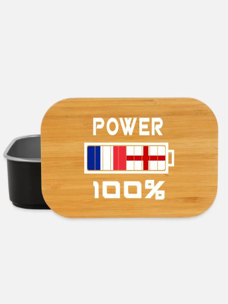 L'Angleterre et la France sont au pouvoir - Boîte à goûter - noir