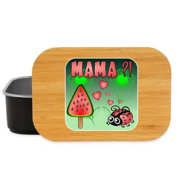 Glace à la pastèque - SUMMER LADYBUG - Boîte à goûter - noir - Devant