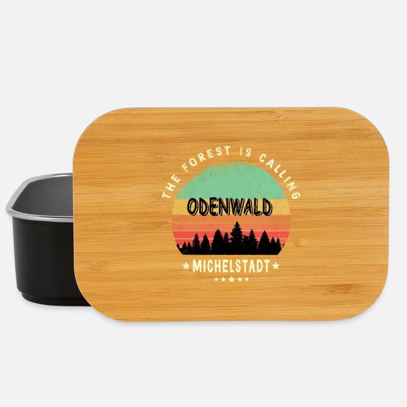 Michelstadt Odenwald Design - Lunch Box - Schwarz