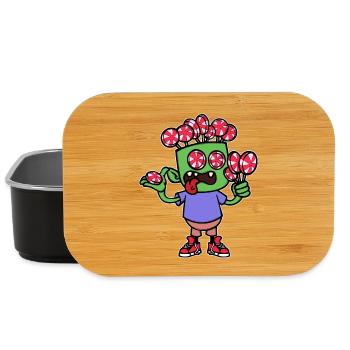 Naschkatzen Bonbon Lecker Süßigkeiten Nachspeise - Lunch Box - Schwarz - Vorne