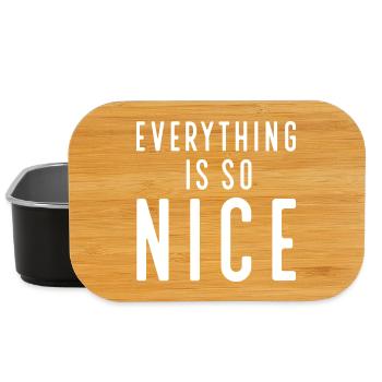 Funny sayings - Lunch Box - black - Front
