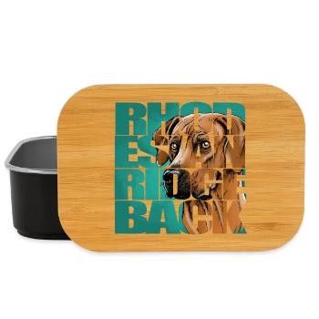 Rhodesian Ridgeback - Lunch Box - Schwarz - Vorne