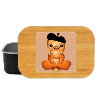 BBQ ROAST CHICKEN | BAGUETTE BASKENMÜTZE - Lunch Box - black - Front