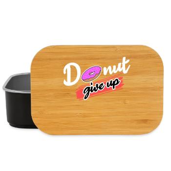 Cool Donut Statement Süßigkeiten Backen Nachspeise - Lunch Box - Schwarz - Vorne