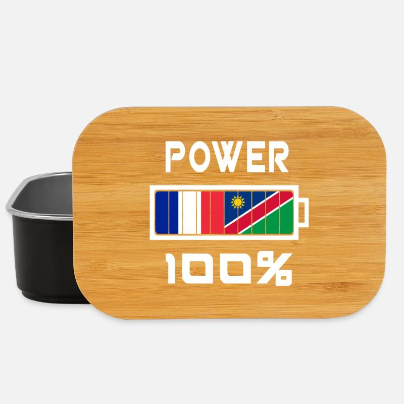 Namibia und Frankreich sind an der Macht - Lunch Box - Schwarz