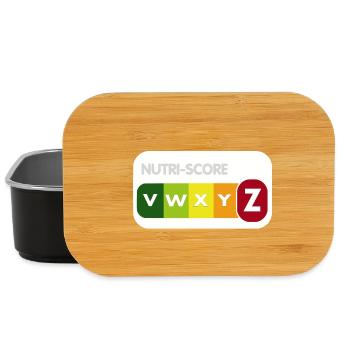 NutriScore - Lunch Box - black - Front