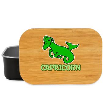 Tierkreis Steinbock Aberglaube Horoskop Astronomie - Lunch Box - Schwarz - Vorne