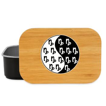 Signe du zodiaque ésotérique Capricorne Horoscope Galaxie - Boîte à goûter - noir - Devant