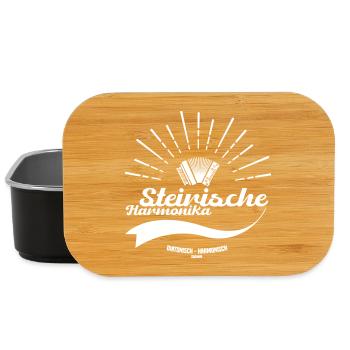 Steirische diatonisch harmonisch | ZiachON! - Lunch Box - Schwarz - Vorne